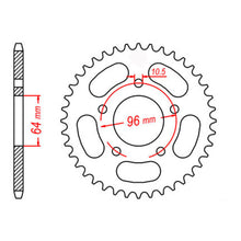 RK 254 Steel Rear Sprocket #520