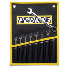 Pedro's Ratcheting Combo Wrench Set - 8-Piece, 8-15mm