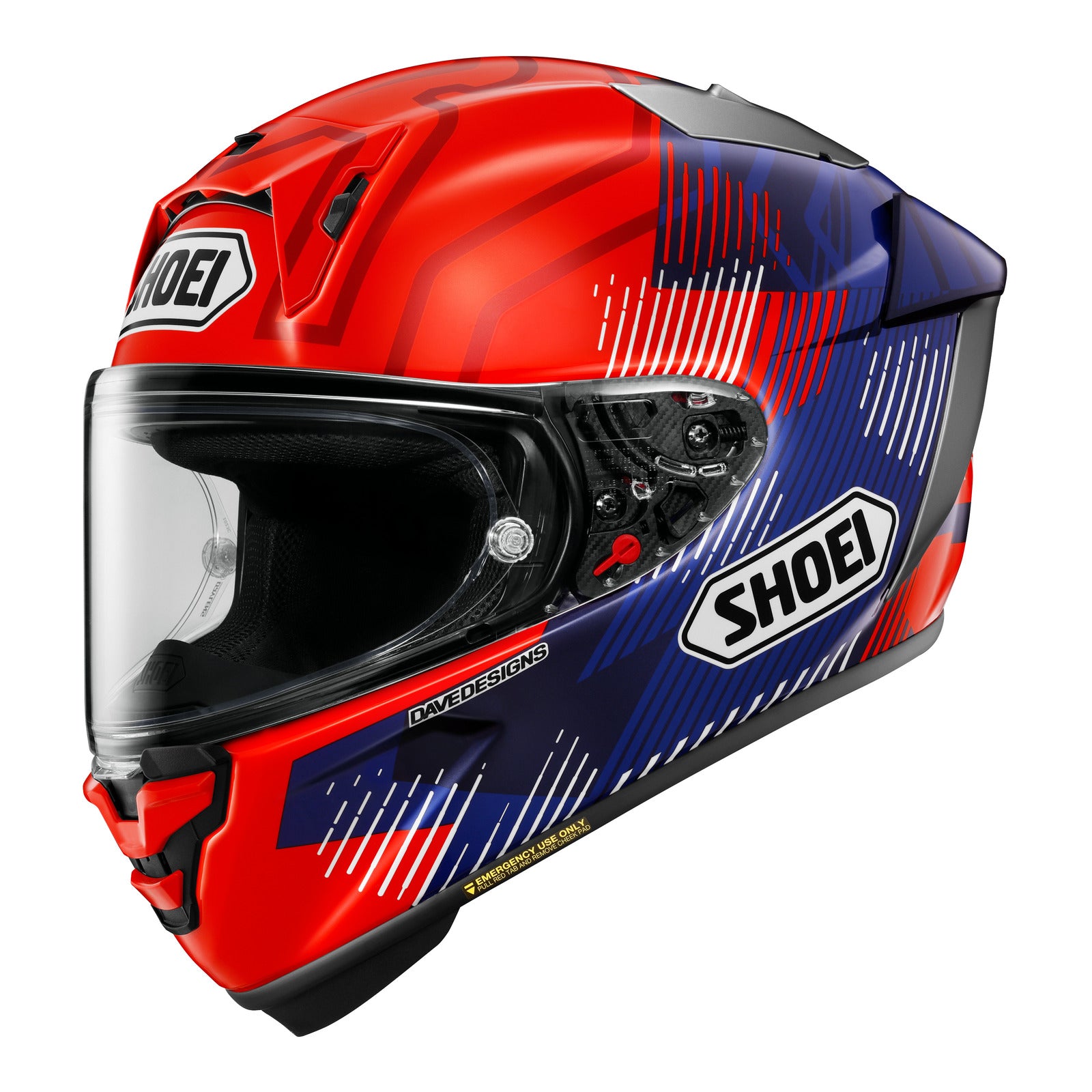 Shoei X-SPR Pro Helmet Marquez 8 TC1 - Blue / Red / White