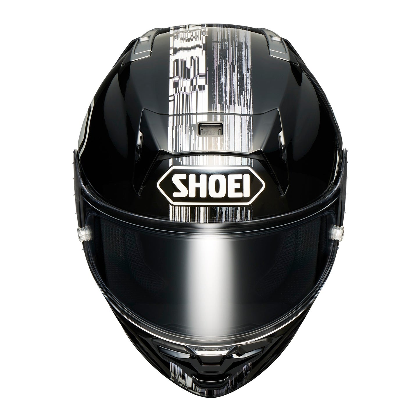 Shoei X-SPR Pro Helmet Cross Logo TC5 - Black / White