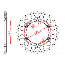 Sprocket Kit Yamaha TT250 R '93-'95 - 520AO 14/43