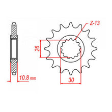 Sprocket Kit Yamaha MT01 - 530ZXW 17/39