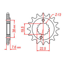 MTX 1401 Steel Front Sprocket #520