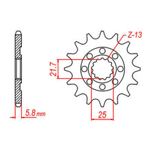 MTX 1565 Steel Front Sprocket #520