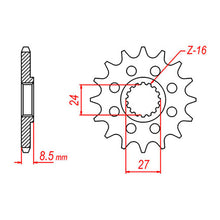 MTX 1423 Steel Front Sprocket #520