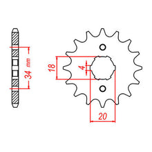 MTX 259 Steel Front Sprocket #428