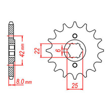 MTX 281 Steel Front Sprocket #520