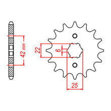 MTX 278 Steel Front Sprocket #530