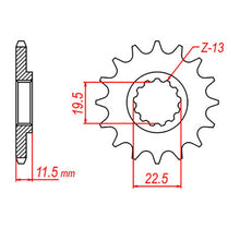 MTX 409 Steel Front Sprocket #428