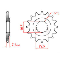 MTX 434 Steel Front Sprocket #520