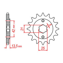 MTX 725 Steel Front Sprocket #530