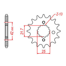 MTX 513 Steel Front Sprocket #530