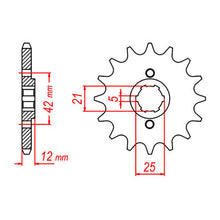 MTX 571 Steel Front Sprocket #530