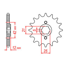 MTX 571 Steel Front Sprocket #530