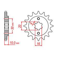 MTX 711 Steel Front Sprocket #520
