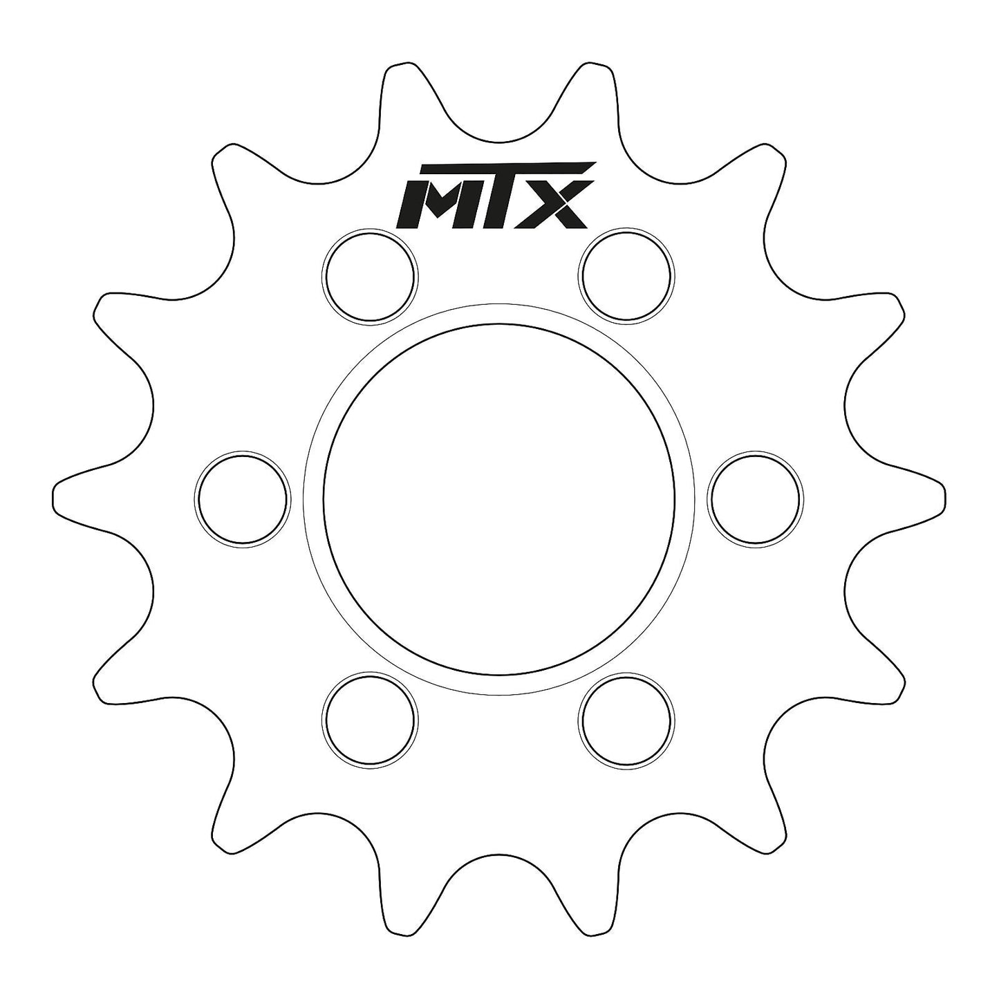 MTX Steel Front Sprocket #420 (14T)