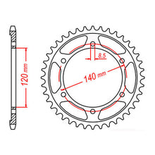 MTX 260 Steel Rear Sprocket #520