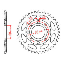 MTX 269 Steel Rear Sprocket #428