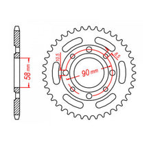 MTX 279 (2) Steel Rear Sprocket #520