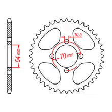 MTX 1206 Steel Rear Sprocket #428