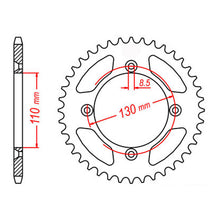 MTX 215 Steel Rear Sprocket #420
