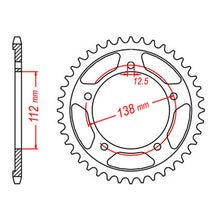 MTX 1304 Steel Rear Sprocket #525