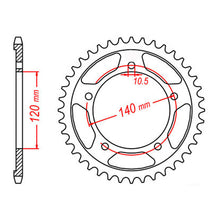 MTX 1792 Steel Rear Sprocket #525