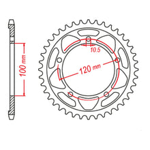 MTX 713 Steel Rear Sprocket #525