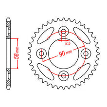 MTX 212 Steel Rear Sprocket #420