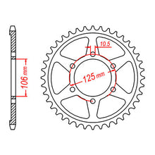 MTX 2014 Steel Rear Sprocket #520