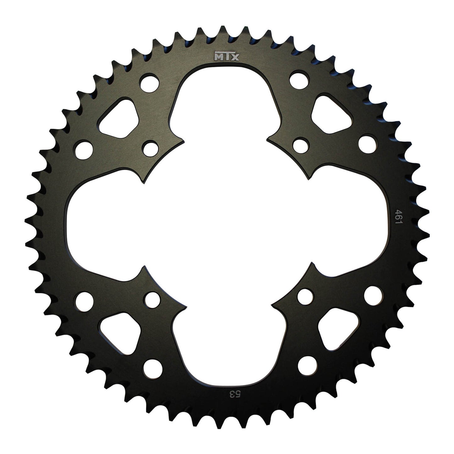 MTX 461 Zero Aluminium Rear Sprocket #420 - Black