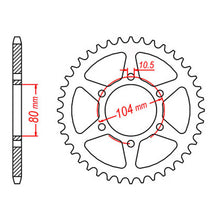 MTX 478 Steel Rear Sprocket #520