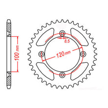 Rear Sprocket OE Steel 798 51T #428