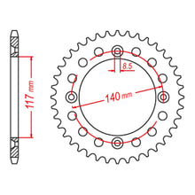 MTX 831 Steel Rear Sprocket #428