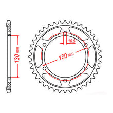 MTX 859 Steel Rear Sprocket #530