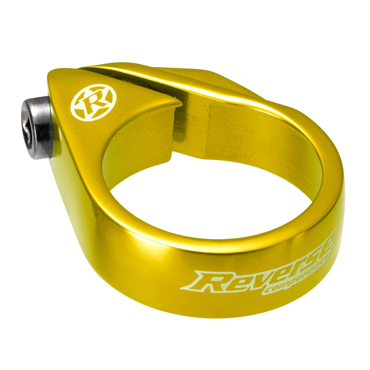 Seat Post Clamp - Bolt Type 34.9mm Gold Reverse
