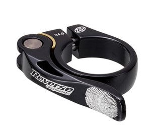 REVERSE Seat clamp Long Life Ø34,9mm (Black)