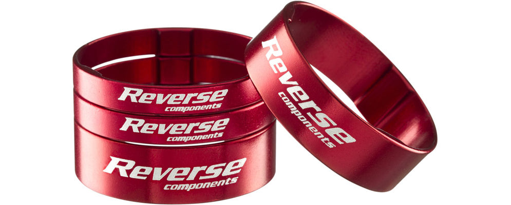 Stem Spacer Set Reverse Components Red