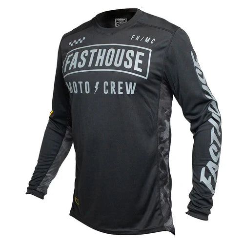 FastHouse Strike Jersey - Black/Camo
