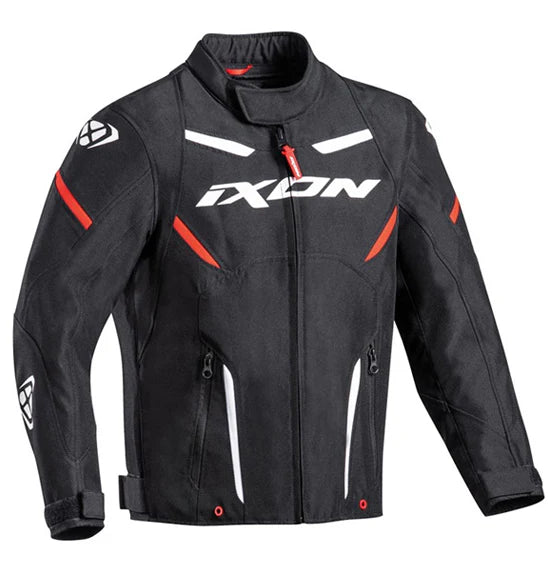 IXON STRIKER KID JACKET BLACK/WHITE