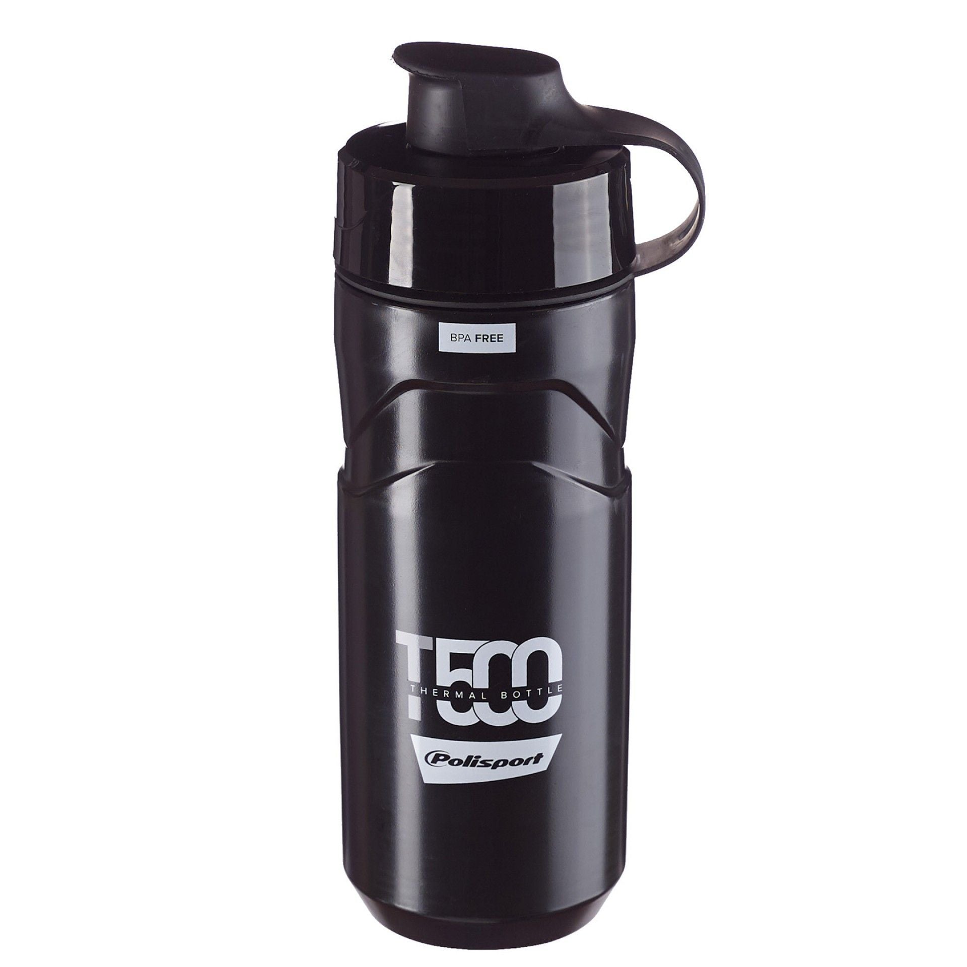 Polisport Thermal Water Bottle 500ML Black/Grey