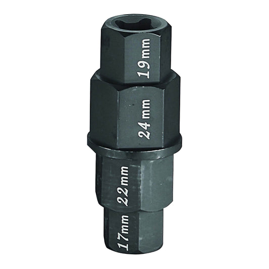 WHITES 4-IN-1 HEX AXLE TOOL 17 19 22 24mm CrMo