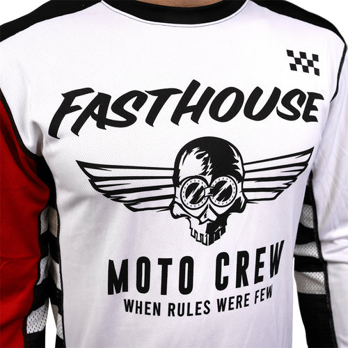 FastHouse Youth Factor Jersey - White/Black