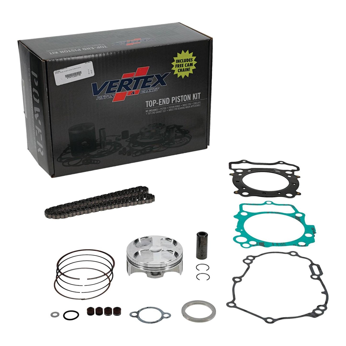 TOP END PISTON KIT VERTEX 76.96MM YAMAHA WR250F 20-23 YZ250F 19-23 YZ250FX 19-20
