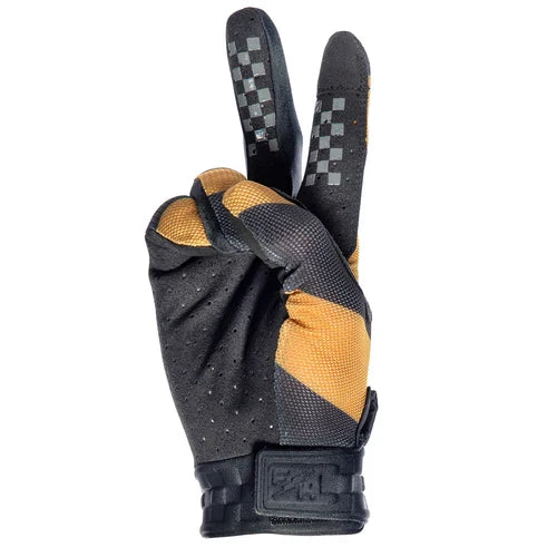 FastHouse Vapor Ray Gloves - Vintage Gold/Black