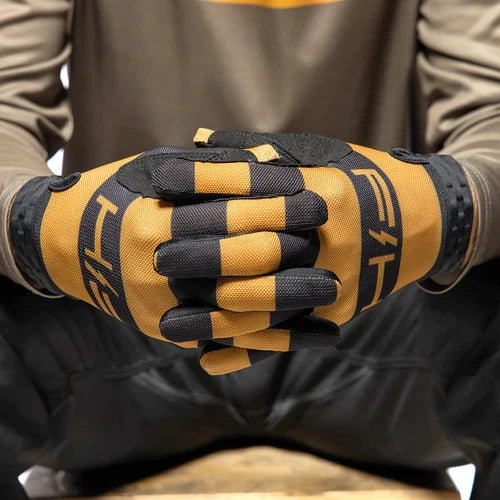 FastHouse Vapor Ray Gloves - Vintage Gold/Black