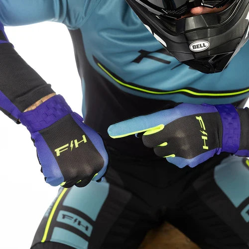 FastHouse Vapor React Glove - Light Indigo/Black