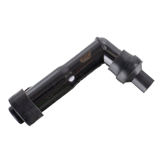Whites Spark Plug Cap (Replaces XZ05F) Long Right Angle - Black