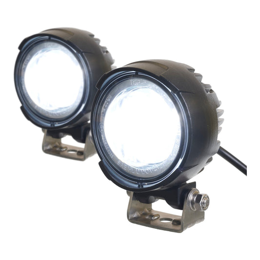 Whites Led Spot Light 60Mm Lens - Pair - Osram Led - W/Harness