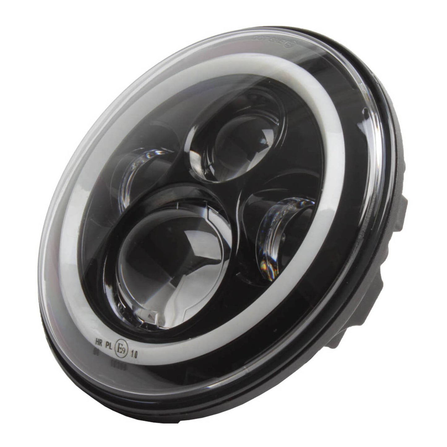 Whites LED Headlight Insert 7" with H4 Plug , E-mark